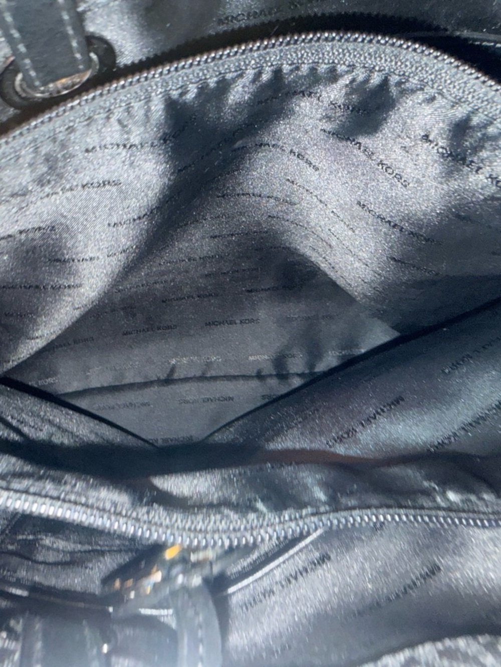 Michael Kors Black and Gray Signature Tote - Picture 11 of 13